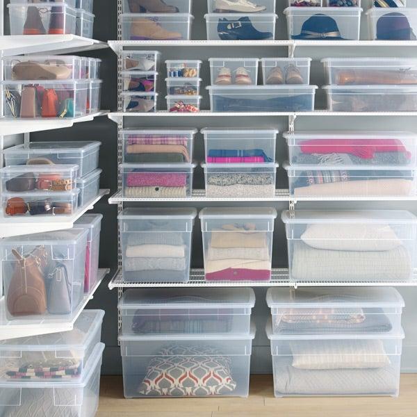 Exploring the Aesthetic Appeal of Clear Storage Solutions